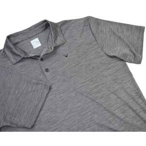 Callaway Opti-Dri Mens Large Golf Polo Shirt Performance Stretch Short Sleeve